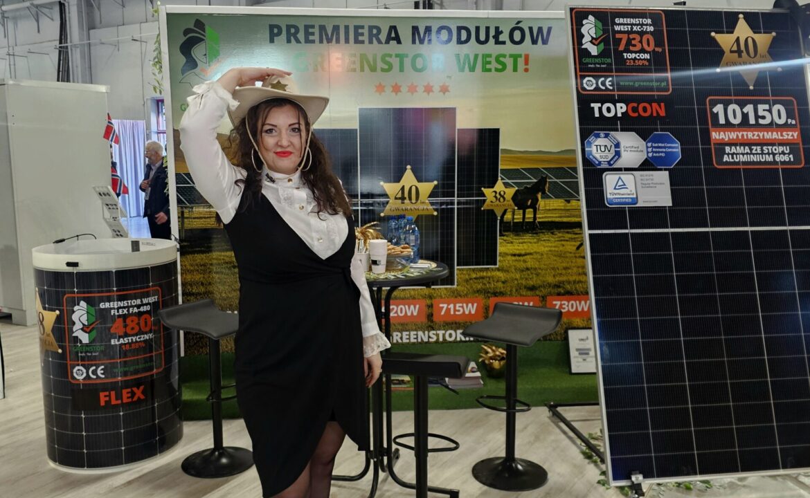 Katarzyna Sidzina Greenstor WEST panele słoneczne 730W moduły fotowoltaiczne solar panels pv plants